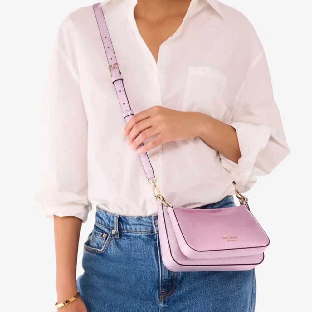 HOST PICK Kate Spade New York Quartz Duet (2 bags) Patent Crossbody Duo NWT
